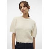 Vmnovah - Gebreide Pullover - O-hals - Korte Mouwen - Regular Fit
