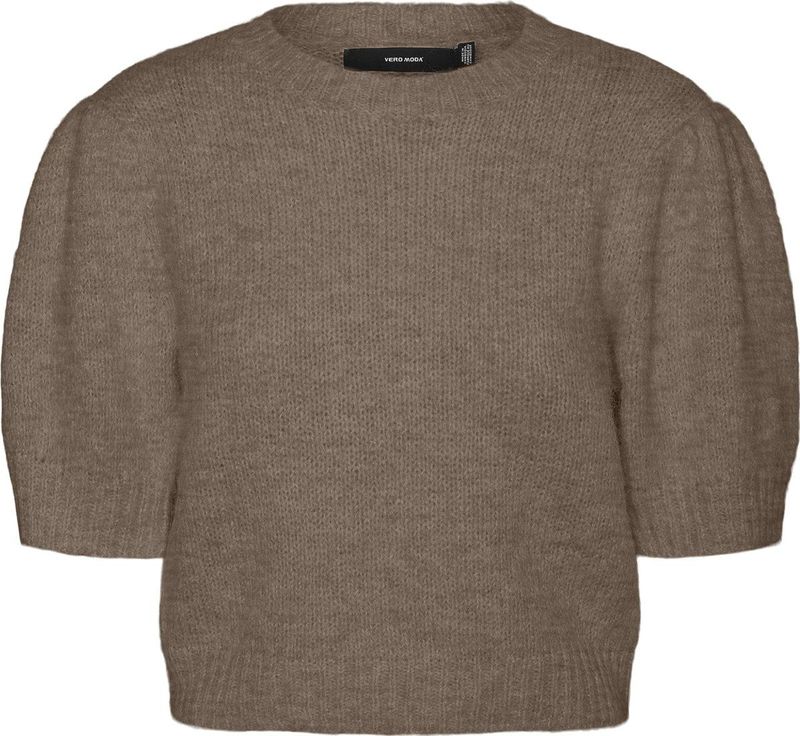 Vmnovah - Gebreide Pullover - O-hals - Korte Mouwen - Regular Fit
