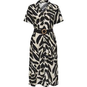 JDY - Korte Jurk - V-Hals - Maxi Lengte - Relaxed Fit