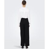 Jacqueline de Yong - Jdyriver hw wide pant lr - Zwart - Lange Broek