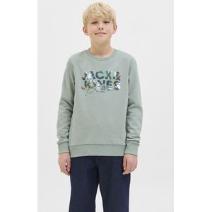 JACK & JONES Junior - Joggingbroek - Zwart - Sweatstof - Regular Fit