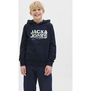 Jack & Jones - JJGEPLAS - Hoodie - Sky Captain - Met Capuchon