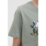 JACK & JONES - T-shirt - Blauw - Jersey - Korte Mouwen