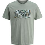 JACK & JONES - T-shirt - Blauw - Jersey - Korte Mouwen