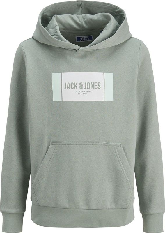 Jack & Jones - JJHAYATO - Sweatshirt - Lichtblauw - Capuchon