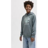 Jack & Jones - JJMAKO SWEAT HOOD JNR - Hoodie - Stormy Weather - Met Capuchon