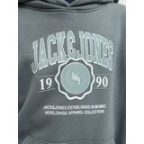 Jack & Jones - JJMAKO SWEAT HOOD JNR - Hoodie - Stormy Weather - Met Capuchon