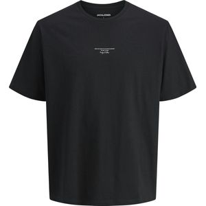Jack & Jones - JJKENJI TEE SS CREW NECK JNR - T-shirt - Zwart - Korte Mouwen
