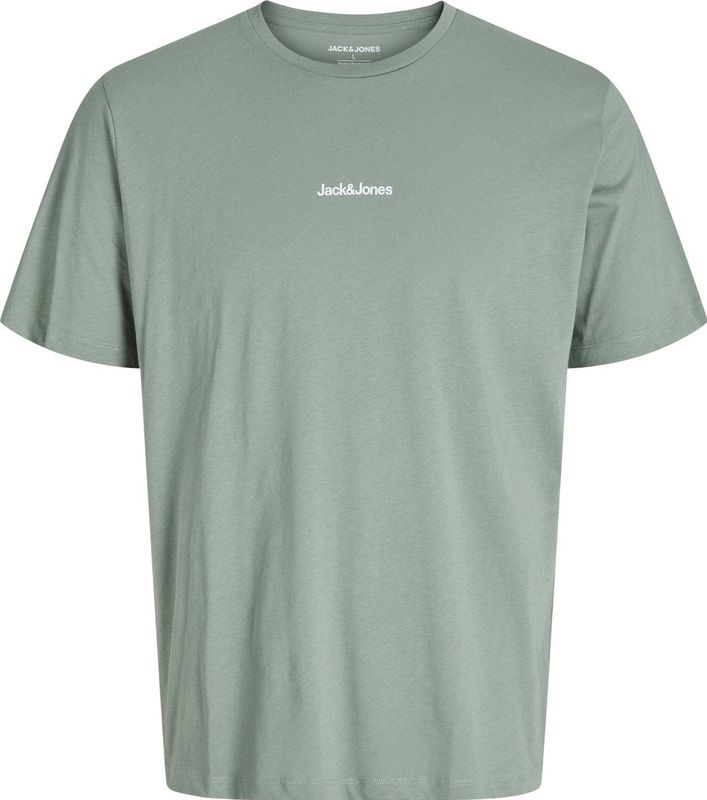 JACK & JONES JUNIOR - T-shirt - Lichtkaki - Korte Mouwen - 100% Katoen