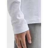 Jack & Jones Junior - JJURBAN TEE LS CREW NECK JNR - T-shirt - Wit - Lange Mouwen