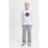 Jack & Jones Junior - JJURBAN TEE LS CREW NECK JNR - T-shirt - Wit - Lange Mouwen