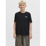 JACK & JONES - T-shirt - Blauw - Katoen - Relaxed Fit