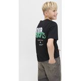 JACK & JONES - T-shirt - Blauw - Katoen - Relaxed Fit