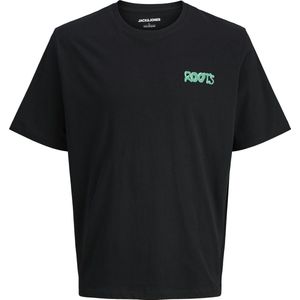 JACK & JONES - T-shirt - Blauw - Katoen - Relaxed Fit