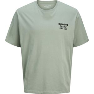 JACK & JONES - T-shirt - Blauw - Katoen - Korte Mouwen