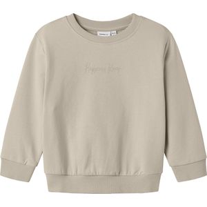 Sweatshirt - Regular Fit - Glitterprint - Lange Mouwen - Zacht Ongeborsteld