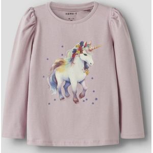 Top - Blauw - Jersey - Lange Mouwen