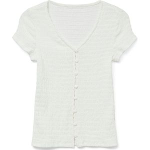 Top - V-Hals - Korte Mouwen - Slim Fit