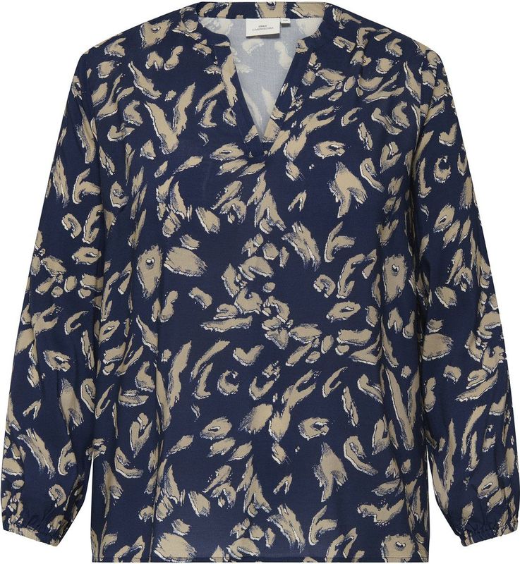 ONLY CARMAKOMA - CARJYTTE LIFE LS TOP AOP BF - Meisjes - Blouses