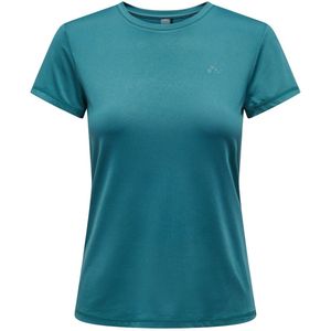 Only Play - Carmen SS Training Shirt - Donkerblauw - Dames - Regular Fit