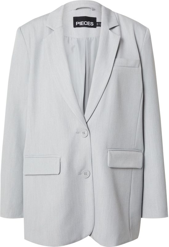 PIECES - Oversized Blazer - Grijs - Polyester