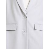 PIECES - Oversized Blazer - Grijs - Polyester