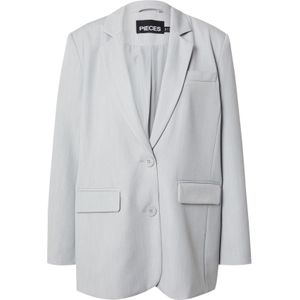 PIECES - Oversized Blazer - Grijs - Polyester