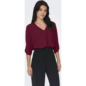 Jacqueline de Yong - Jdydivya Life - Blouse - Cabernet - 51% Gerecycled Polyester
