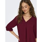 Jacqueline de Yong - Jdydivya Life Blouse - Cabernet - 51% Gerecycled Polyester