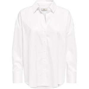 Blouse - White - Knoopsluiting - Lange Mouwen - Casual Fit