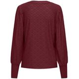 Jacqueline de Yong - Jdycathinka Bellsleeve Top - T-shirt - Cabernet