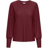 Jacqueline de Yong - Jdycathinka Bellsleeve Top - T-shirt - Cabernet