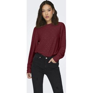 Jacqueline de Yong - Jdycathinka Bellsleeve Top - T-shirt - Cabernet