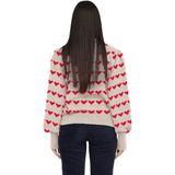 Jacqueline de Yong - Jdysigrid Life On Puff - Trui - Cement