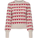 Jacqueline de Yong - Jdysigrid Life On Puff - Trui - Cement