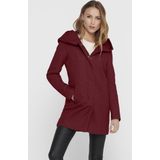 ONLY Tussenmantel 'ONLSEDONA'  karmijnrood
