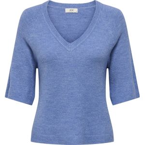 Jacqueline de Yong - Jdyelanora - Trui - Ebb And Flow/melange - 2/4 V-neck Raglan