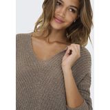 Jacqueline de Yong - Jdynew Megan - Pullover - Walnut/w. Black - Dames