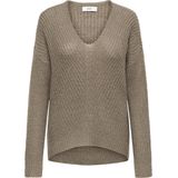 Jacqueline de Yong - Jdynew Megan - Pullover - Walnut/w. Black - Dames