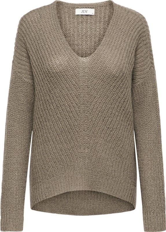 Jacqueline de Yong - Jdynew Megan - Pullover - Walnut/w. Black - Dames