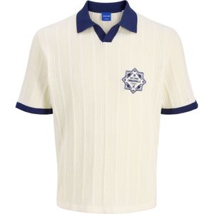 Jack & Jones - Dia - Gebreide Polo Met Korte Mouwen - Relaxte Pasvorm - 100% Katoen