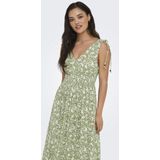 Jerseyjurk - V-Hals - Mouwloos - Lang - Elastische Taille - Regular Fit