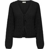 Jacqueline de Yong - Jdysigrid Life Tie Cardigan - Zwart - Vest