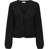 Jacqueline de Yong - Jdysigrid Life Tie Cardigan - Zwart - Vest