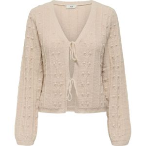 Jacqueline de Yong - Jdysigrid Life Tie - Cardigan - Cement