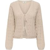Jacqueline de Yong - Jdysigrid Life Tie - Cardigan - Cement