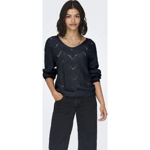 JDY - JDYBADUT - Gebreide Pullover - V-Hals - Lange Mouwen - Glitterdetail