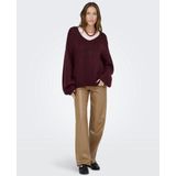 JDY - Gebreide Pullover - V-Hals - Lange Mouwen - Regular Fit