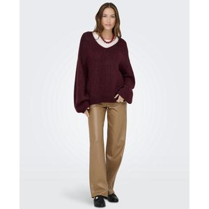 JDY - Gebreide Pullover - V-Hals - Lange Mouwen - Regular Fit
