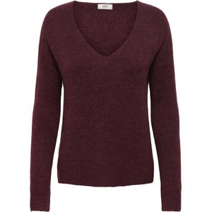 Jacqueline de Yong - Jdyelanora - Trui - Cabernet/melange - V-hals